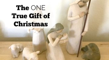 My journey today as a Mom, is filled with trial and concerns, yet I will not fret. I feel that my greatest Christmas gift I can give to my children is the story of Jesus. He is our love story after all.