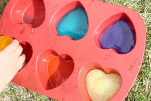 Rainbow Ice Painting Preschool Activity » The Stay-at-Home-Mom Survival ...