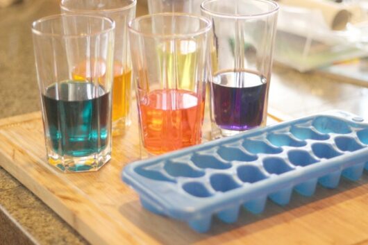 Rainbow Ice Painting Preschool Activity » The Stay-at-Home-Mom Survival ...