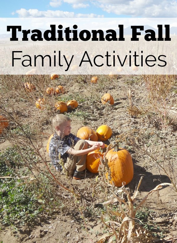 Traditional Fall family activities for kids.