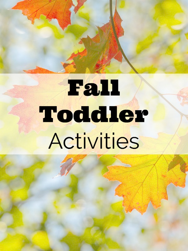Great Fall toddler activities to try!