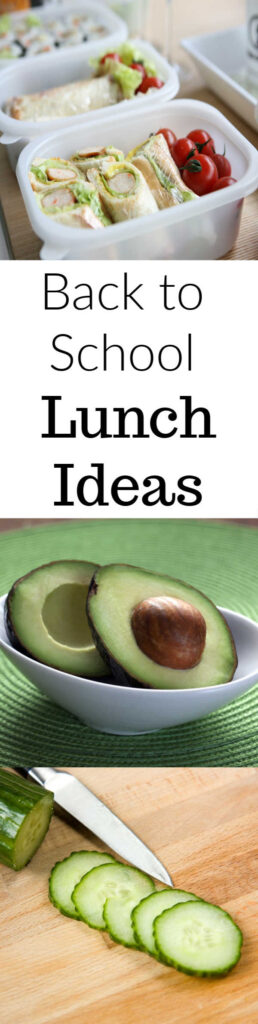 Back to school lunch ideas for healthy breakfast and lunch for kids.