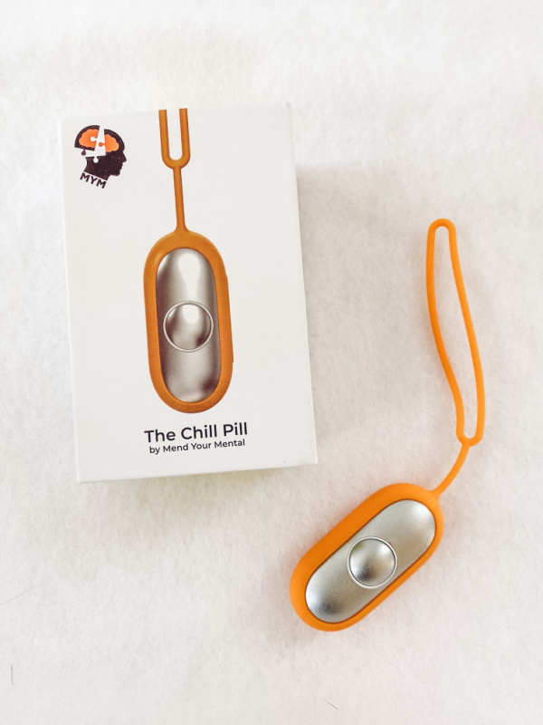 Use the Chill Pill from Mend Your Mental to help kids calm down and go to sleep. 