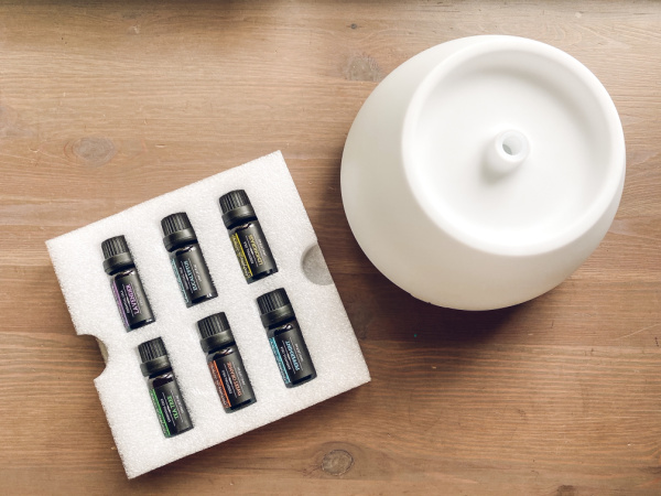 Essential oils in a diffuser at home are a great way to support positive mood, energy and scent your home naturally.