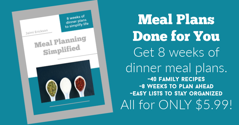 The meal prep is done for you with 40+ dinner meal plans in one handy digital guide. Plus the organized shopping list makes grocery shopping so much more organized!