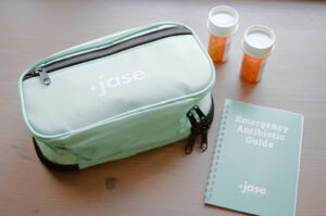 JASE case emergency antibiotic kit.