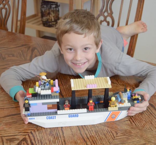 100 Lego creation for the 100th day of school activity.