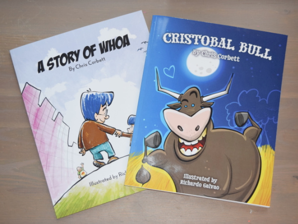 Books A Story of Whoa and Cristobal Bull by author Chris Corbett.
