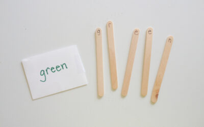 Learning to Spell Color Words with a Hands-On Game