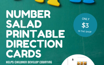 Number Salad: Healthy Snack and Counting Activity