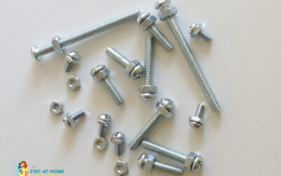 Nuts and Bolts Fine Motor Sorting and Classifying Game