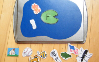 Frog pond letter sound sorting