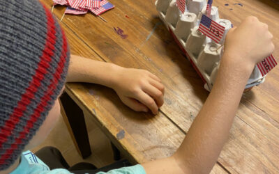 American Flag Hands-On Math
